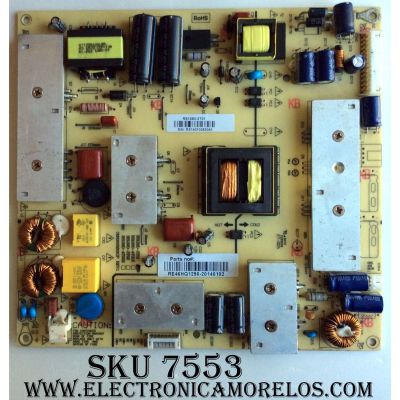 FUENTE DE PODER PARA TV RCA / NUMERO DE PARTE RE46HQ1290 / RS129D-3T01 / 3BS0005801GP / MODELOS LED50B45RQ / LED50B45RQ 3521-LE50B45-O1 